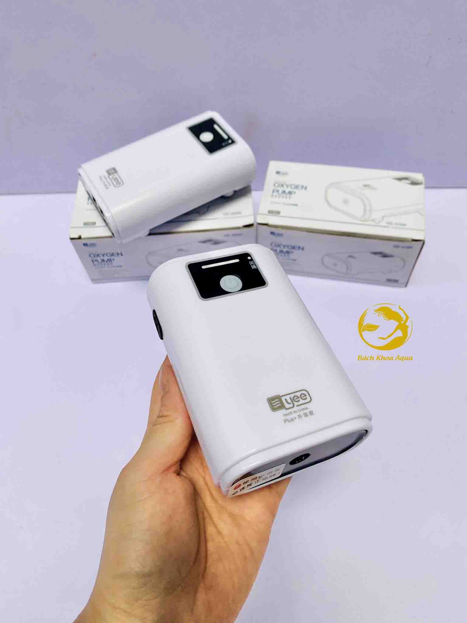 Máy sủi tích điện YEE S100A / S200A cho bể cá